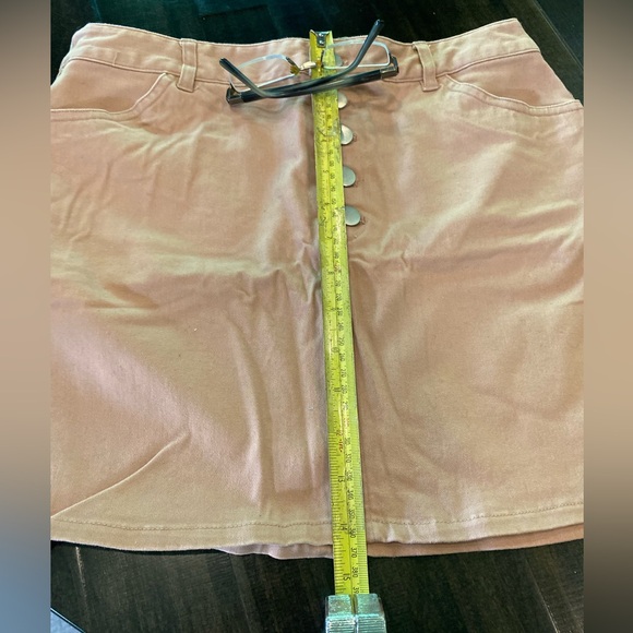 ☀️2 for 10☀️Forever 21 Light Pink Denim Skirt - Picture 4 of 4